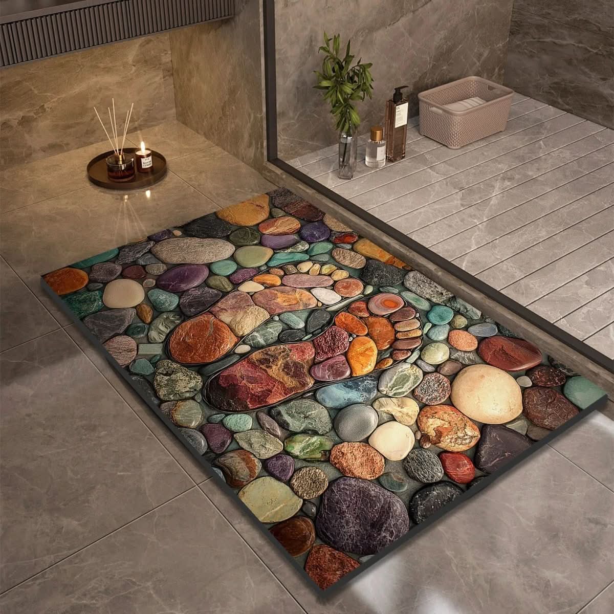 BowLift | Diatomaceous Earth Bath Mat for Safety & Comfort