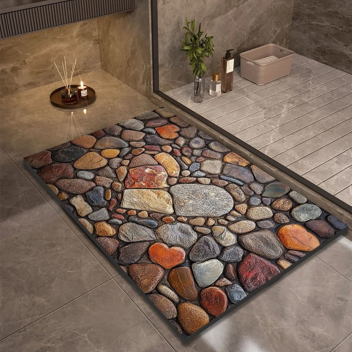 BowLift | Diatomaceous Earth Bath Mat for Safety & Comfort