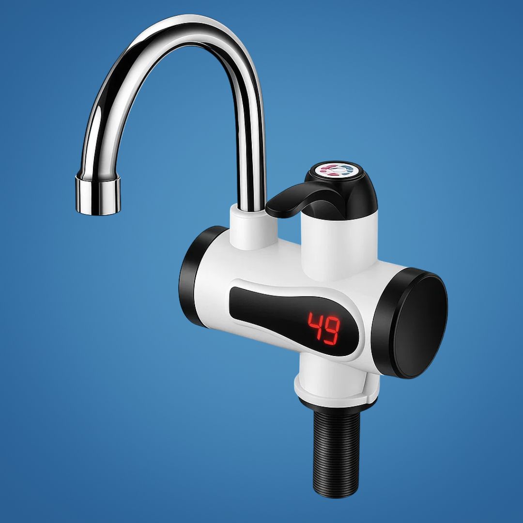 AquaSwift | Instant Hot Water Tap – Tankless Design – Compact energy-efficient unit – Ideal for kitchens and bathrooms Karnz