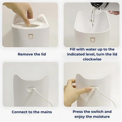 Skanto | Ultrasonic Humidifier with Mist Technology for Breathable & Comfortable Living Spaces