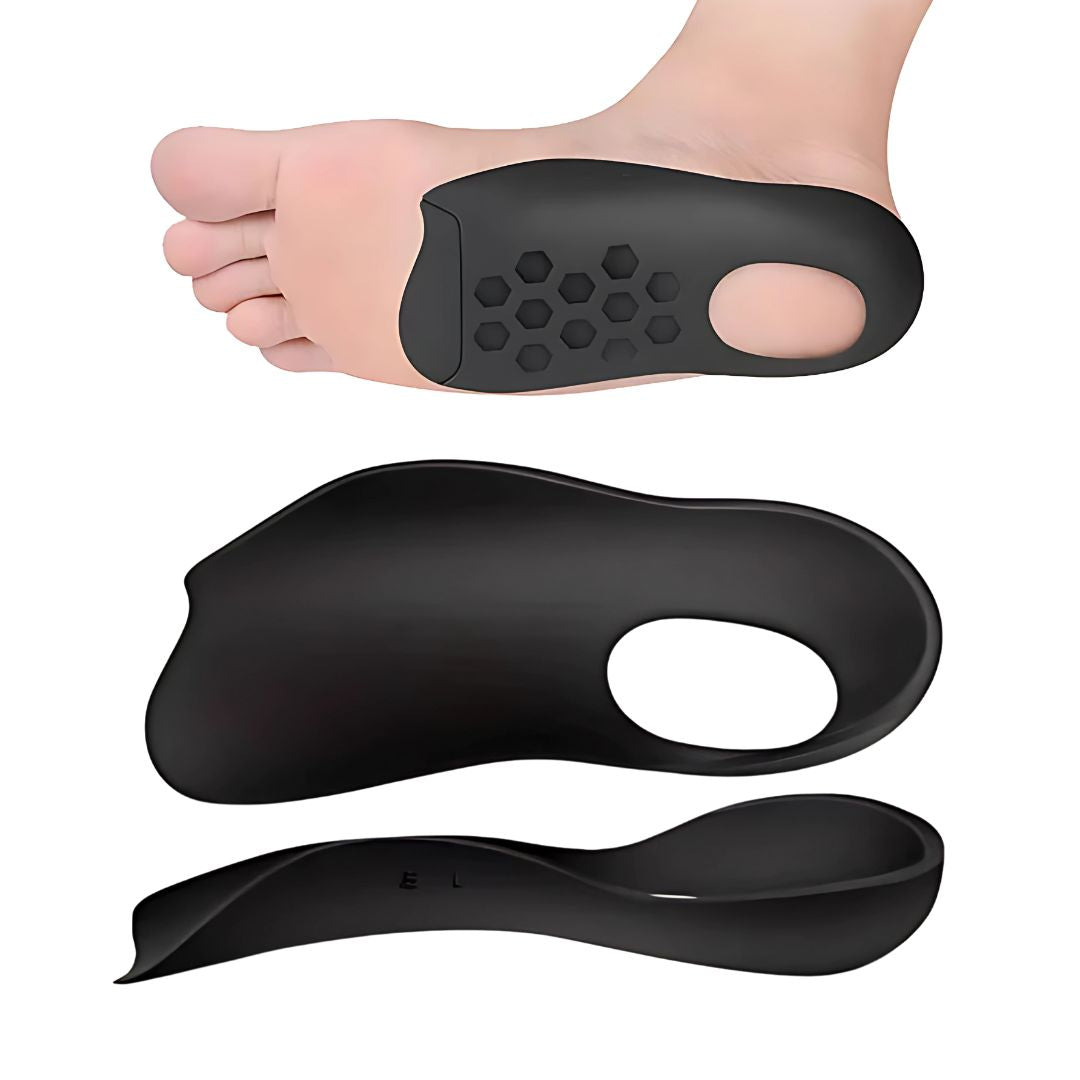 ArchEase Shoe Inserts for Flat Feet | Shoe Insole for Plantar Fasciitis - Foot Arch Support Insole - Foot Cushioning Bowlift