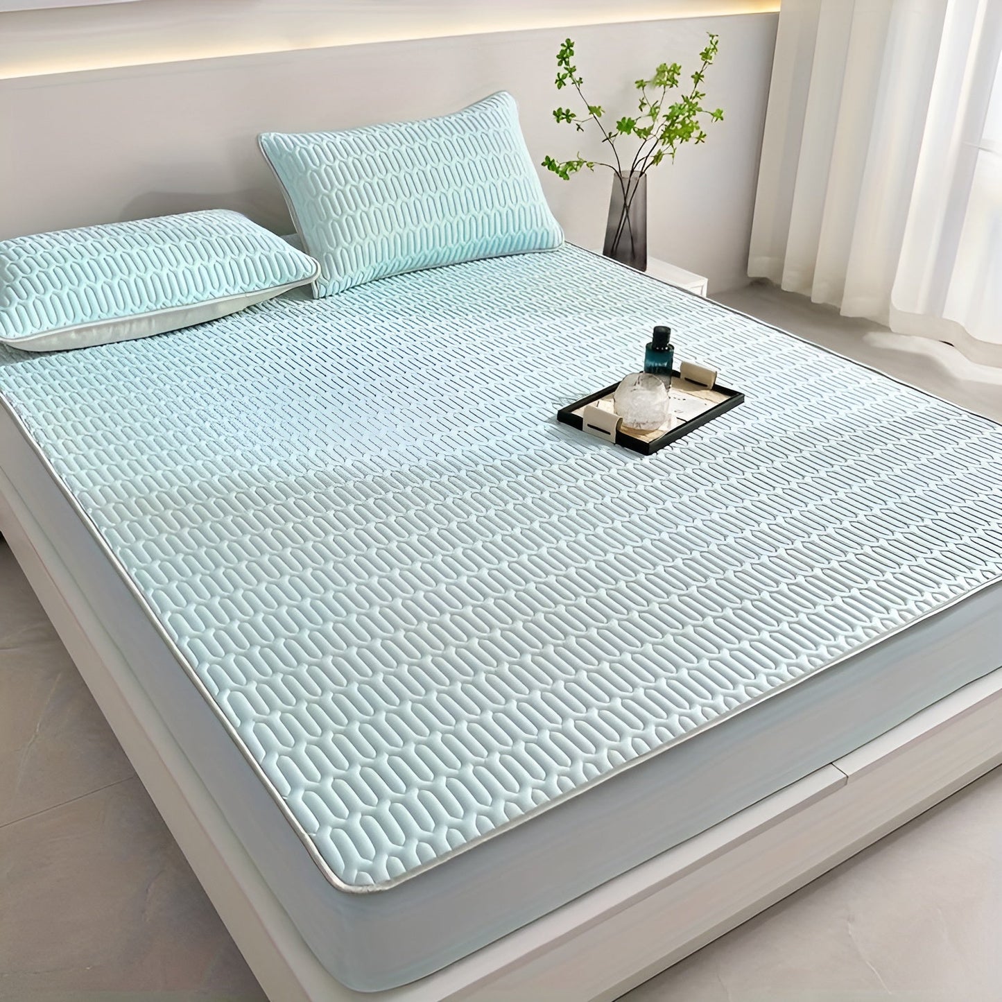 ChillDreams Set – Luxury Cooling Latex Mattress and Pillows Bowlift