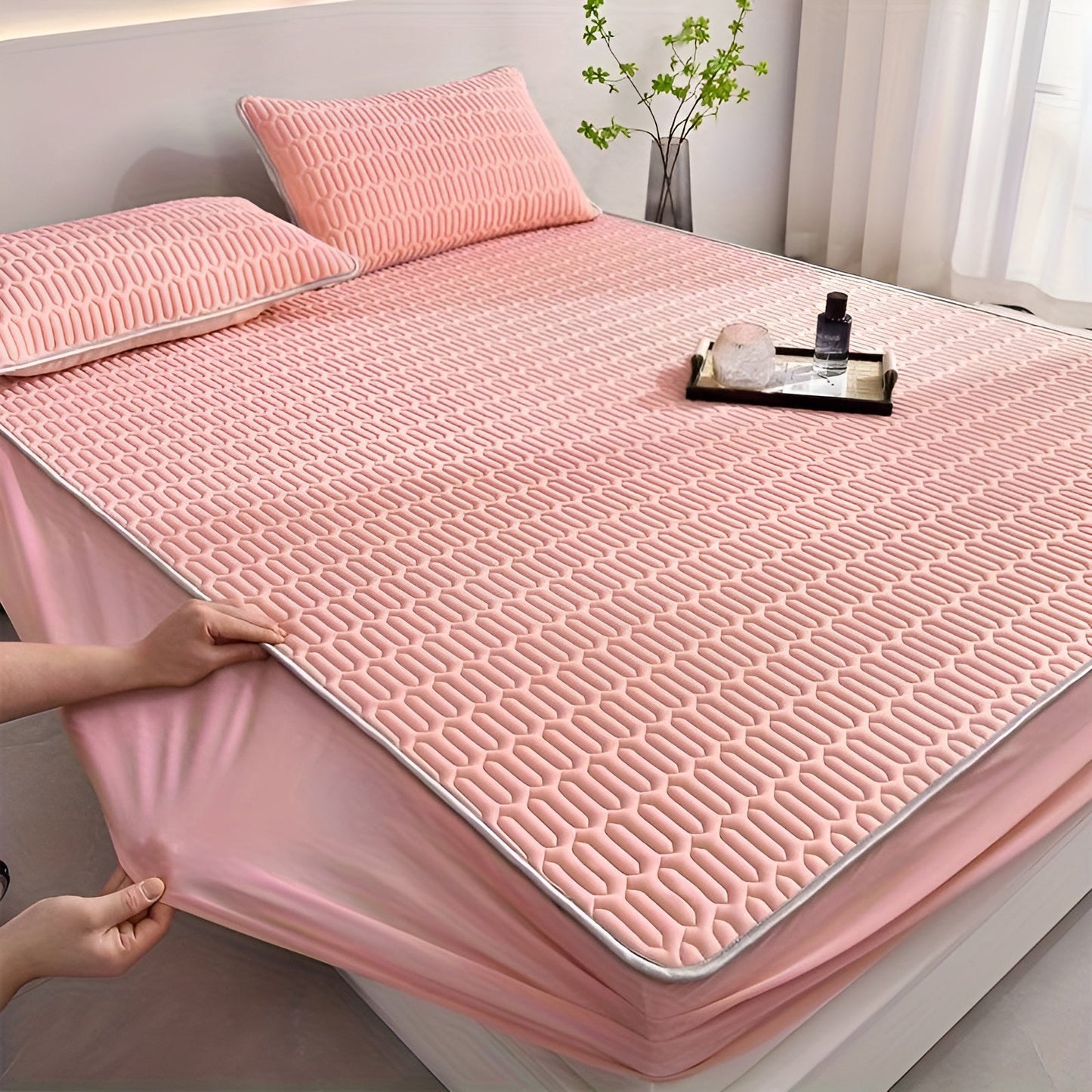 ChillDreams Set – Luxury Cooling Latex Mattress and Pillows Bowlift