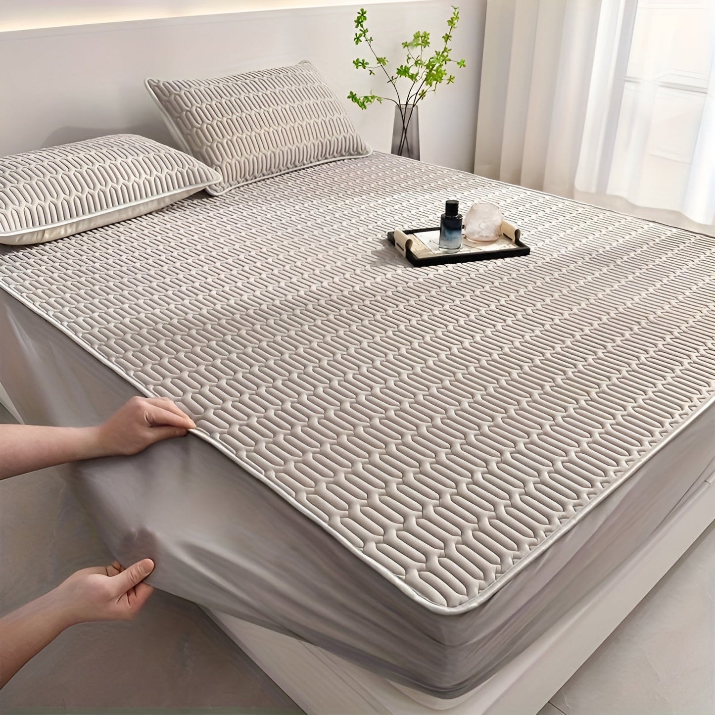 ChillDreams Set – Luxury Cooling Latex Mattress and Pillows Bowlift