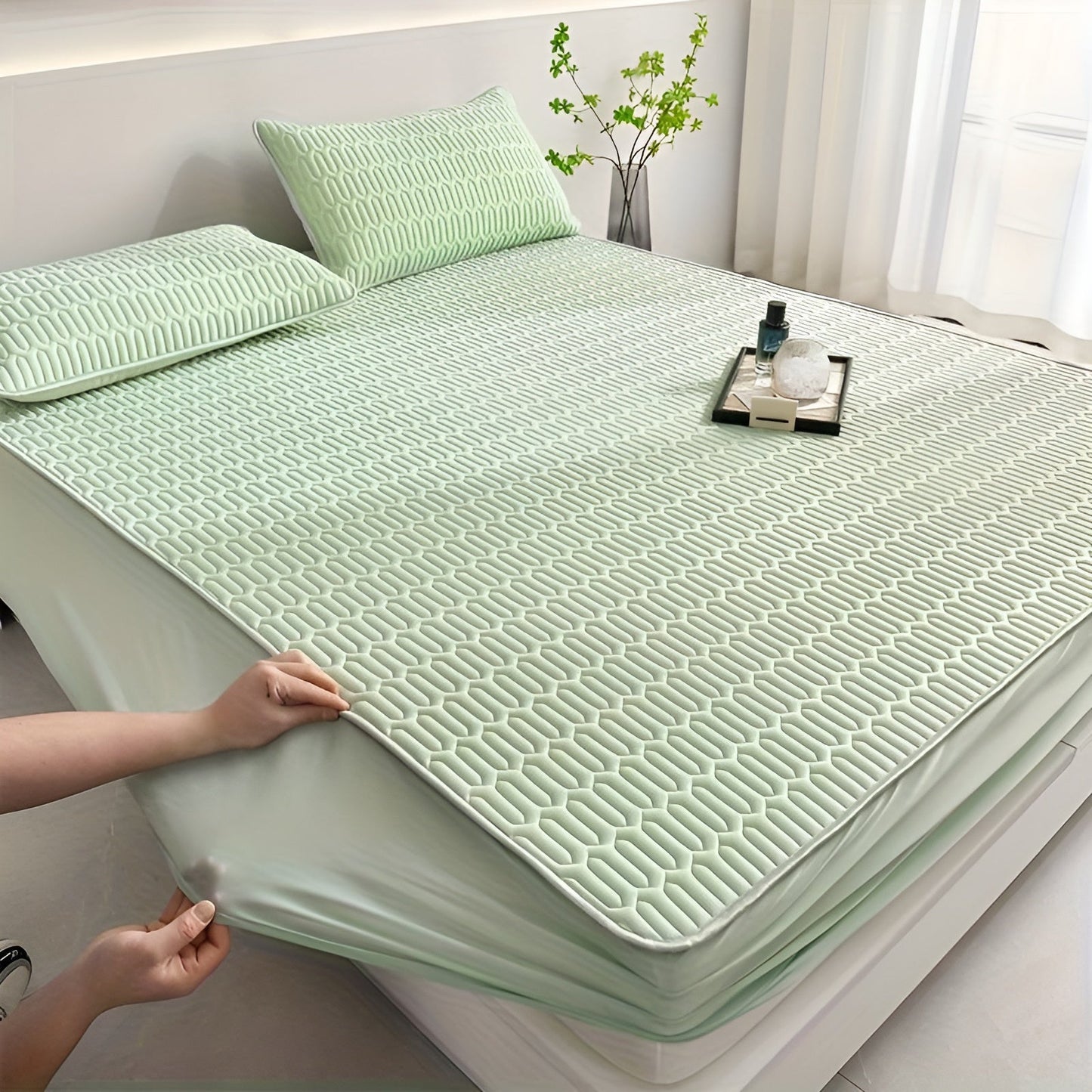 ChillDreams Set – Luxury Cooling Latex Mattress and Pillows Bowlift