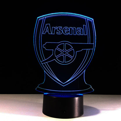 Skanto | Arsenal Football 3D Optical Illusion Lamp