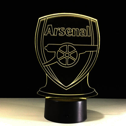Skanto | Arsenal Football 3D Optical Illusion Lamp