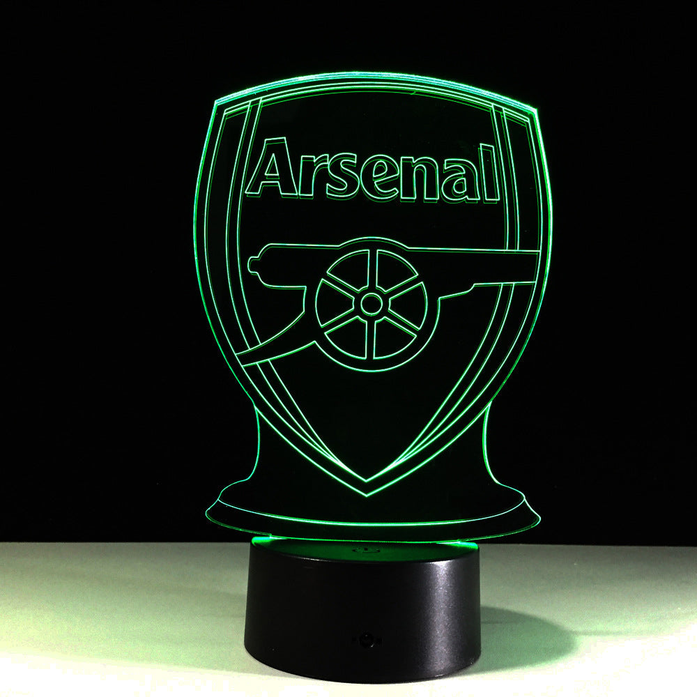Skanto | Arsenal Football 3D Optical Illusion Lamp