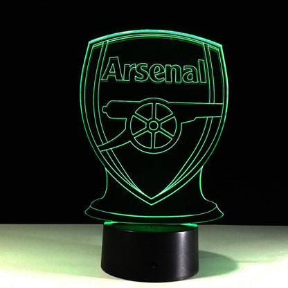 Skanto | Arsenal Football 3D Optical Illusion Lamp