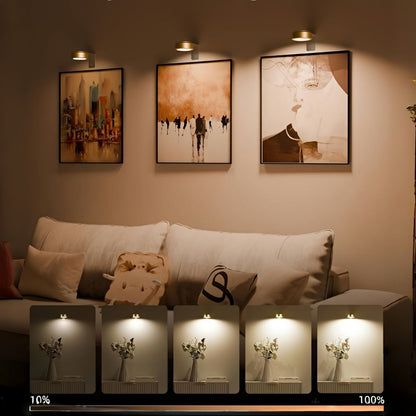 Skanto | ArtLume | Wireless Rechargeable LED Spotlights for Picture & Art Lighting