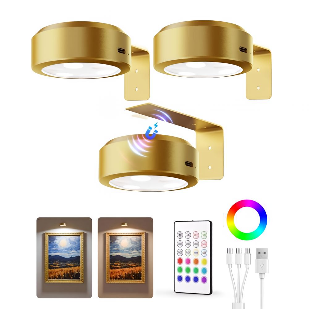 Skanto | ArtLume | Wireless Rechargeable LED Spotlights for Picture & Art Lighting