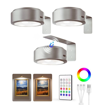Skanto | ArtLume | Wireless Rechargeable LED Spotlights for Picture & Art Lighting