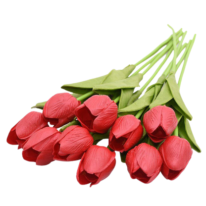 Artificial Tulip Flowers (10 Pcs)