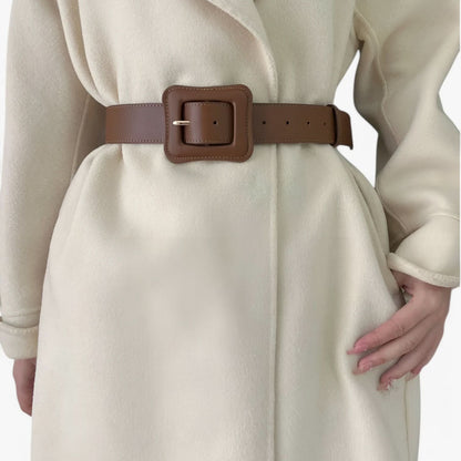 BowLift | Women’s Wide Leather Belt Vintage High Waist with Adjustable Buckle