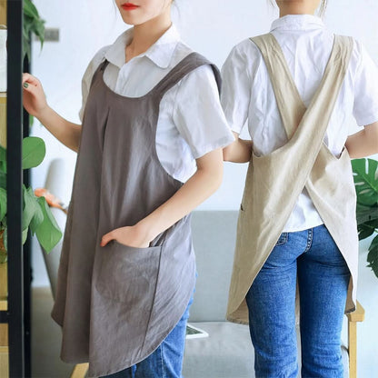 Skanto | Elegant Cross-Back Apron for Crafting