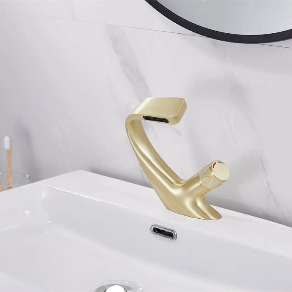 BowLift | Modern Bathroom Sink Mixer Faucet – Stylish Chrome Tap