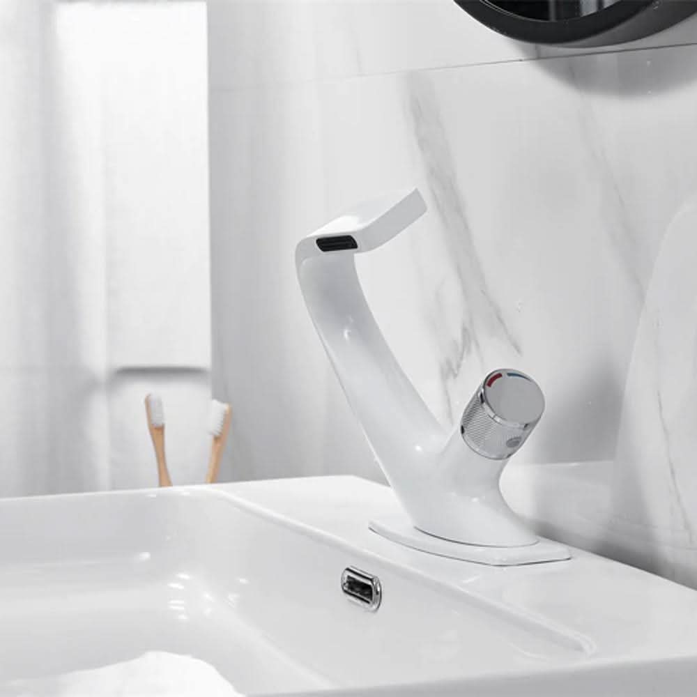 BowLift | Modern Bathroom Sink Mixer Faucet – Stylish Chrome Tap