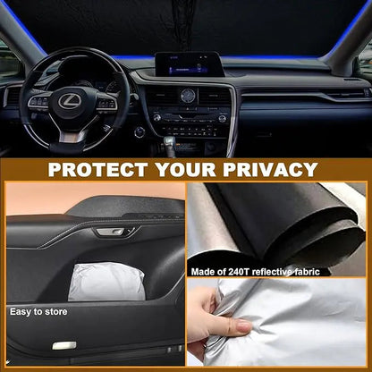 BowLift | Car sun shades for windshields – UV-reflecting heat shielding for SUVs and cars