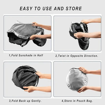 BowLift | Car sun shades for windshields – UV-reflecting heat shielding for SUVs and cars