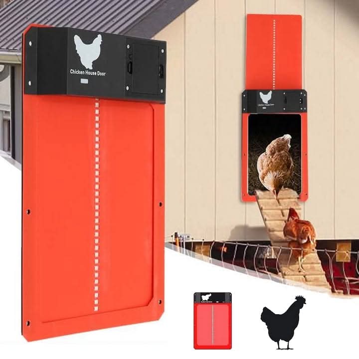 Skanto | Automatic Coop Door with Light Sensor and Weather Protection