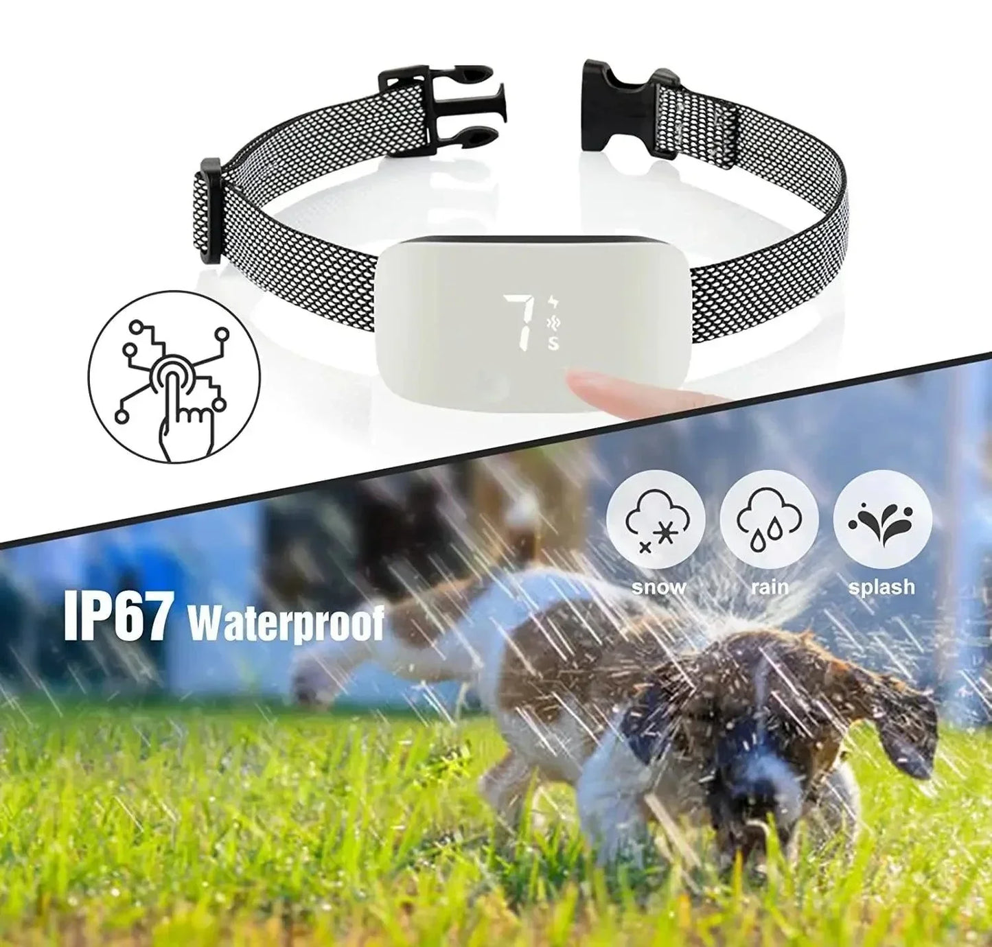 BowLift | Automatic No-Bark Dog Collar – Rechargeable Waterproof Anti-Barking Training Collar for All Breeds