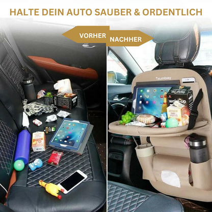 Brehn | Seat Back Organizer with Foldable Table Tray