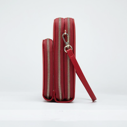 BowLift | Triple Secure Leather Phone Purse: Elegance Meets Practicality
