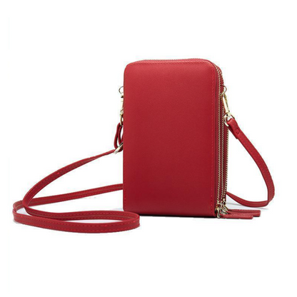 BowLift | Triple Secure Leather Phone Purse: Elegance Meets Practicality