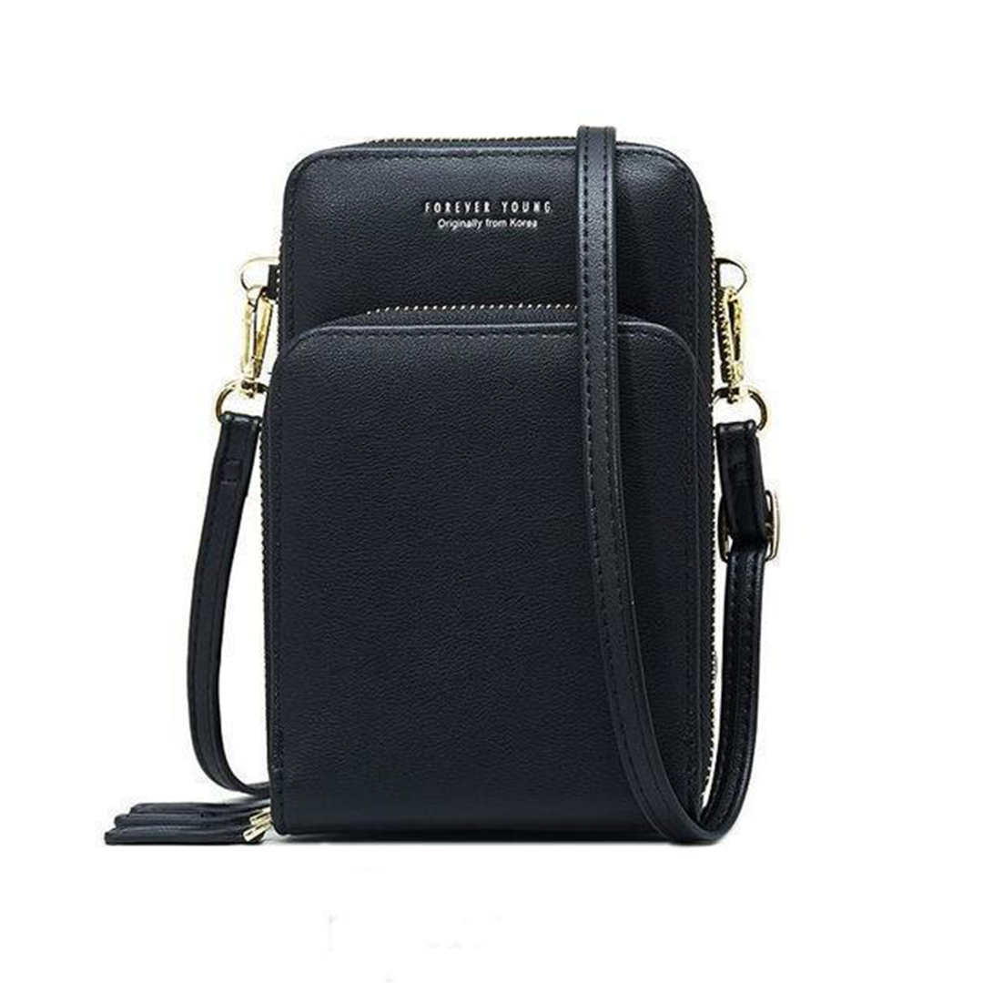 BowLift | Triple Secure Leather Phone Purse: Elegance Meets Practicality