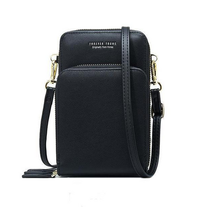 BowLift | Triple Secure Leather Phone Purse: Elegance Meets Practicality