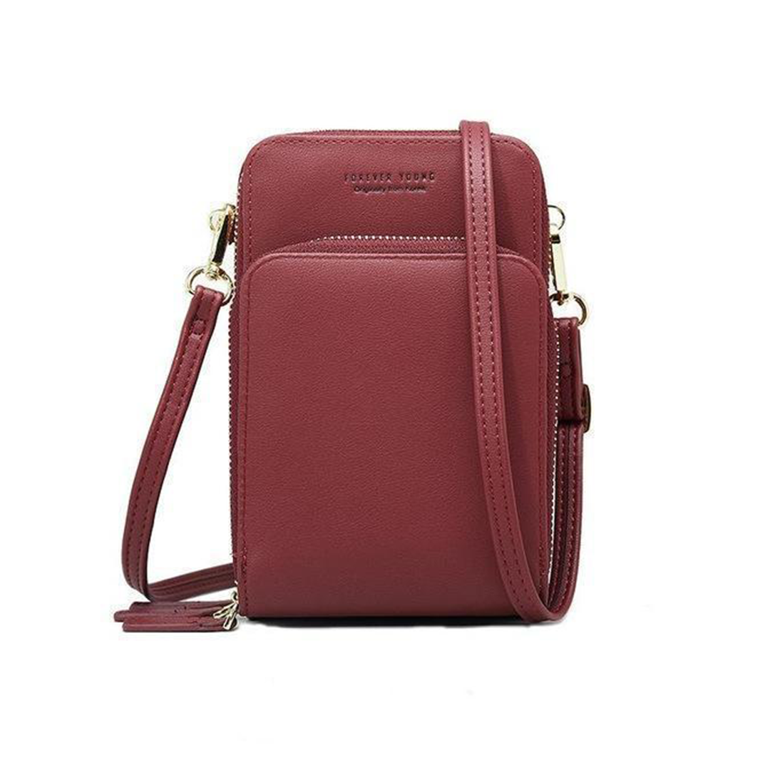 BowLift | Triple Secure Leather Phone Purse: Elegance Meets Practicality