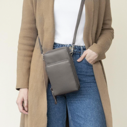 BowLift | Triple Secure Leather Phone Purse: Elegance Meets Practicality