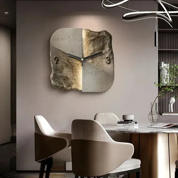 BowLift | Mara - Abstract Sandstone Wall Clock