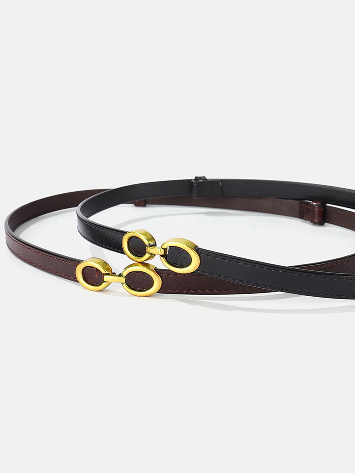 LuxeRing Belt - Elegant Leather Belt for Women Skanto