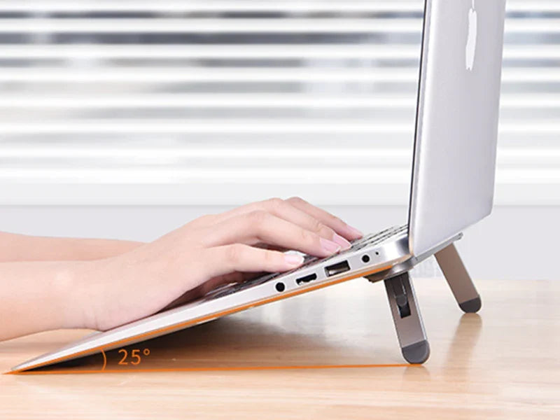 BowLift | Portable Aluminum Laptop Stand, with Adjustable & Ergonomic Design, for Home, Office, Study & More