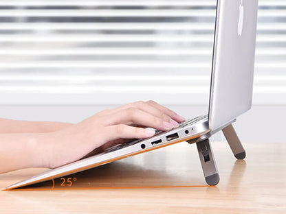 BowLift | Portable Aluminum Laptop Stand, with Adjustable & Ergonomic Design, for Home, Office, Study & More