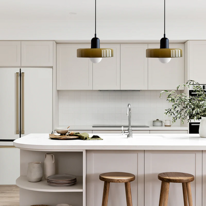 Skanto | Bauhaus Inspired Colorful Glass Pendant Lamp