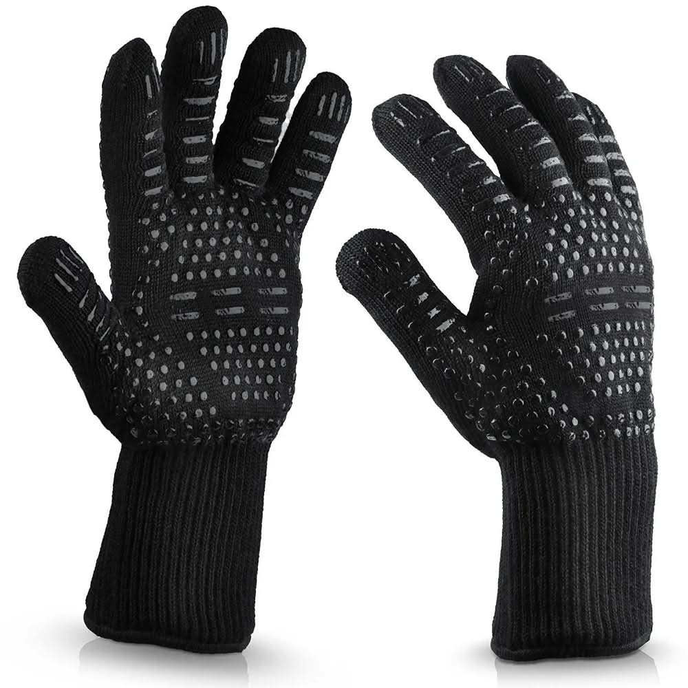 Skanto | Extreme Heat-Resistant BBQ Gloves for Safe Grilling