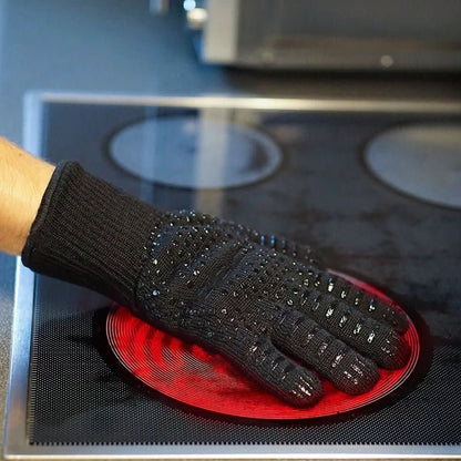 Skanto | Extreme Heat-Resistant BBQ Gloves for Safe Grilling