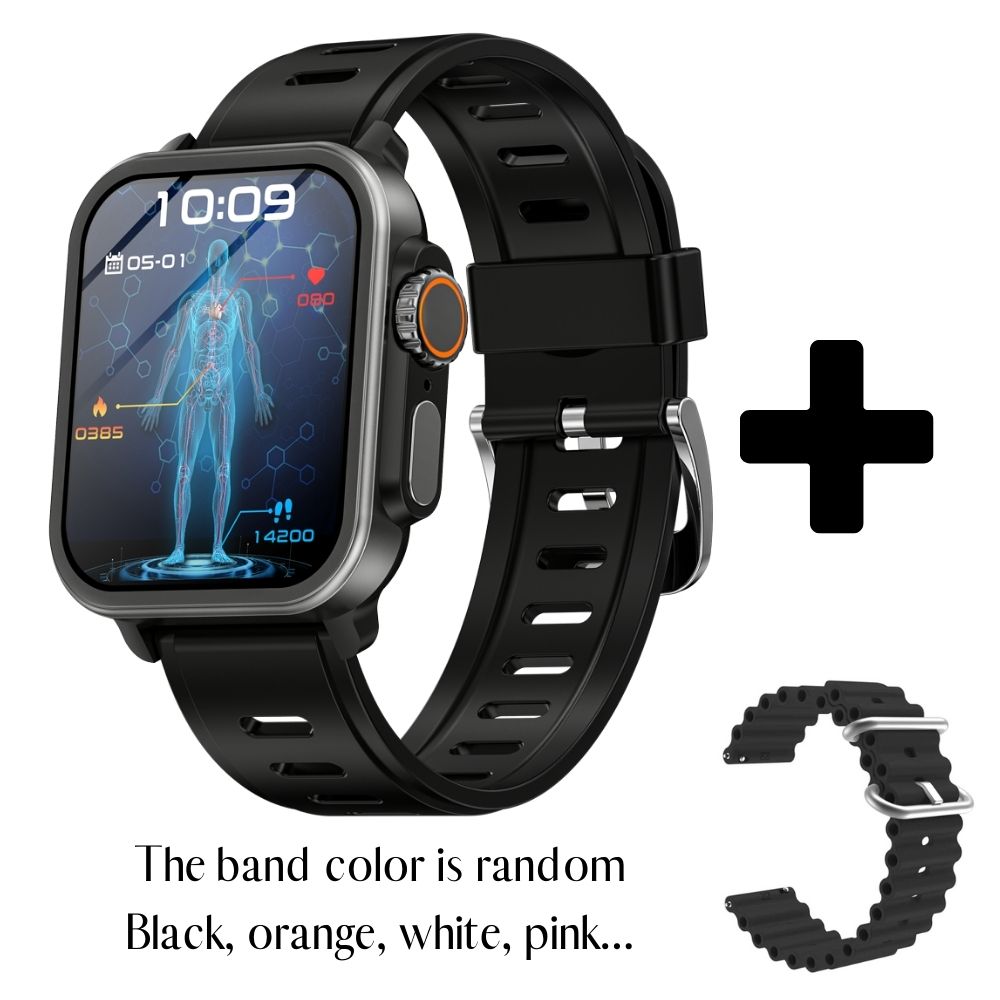 Skanto | Blood Glucose Blood Pressure Blood Oxygen Sleep Monitor Waterproof Smartwatch