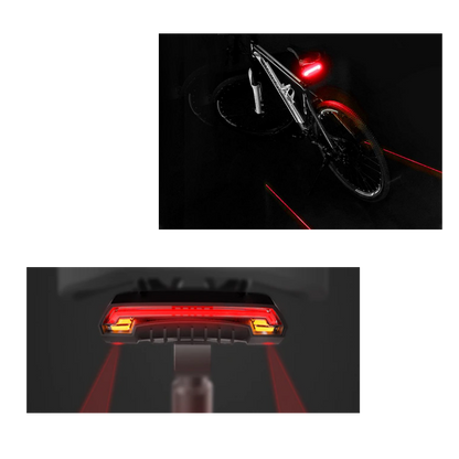 Bicycle Rear Light with Turn Signals