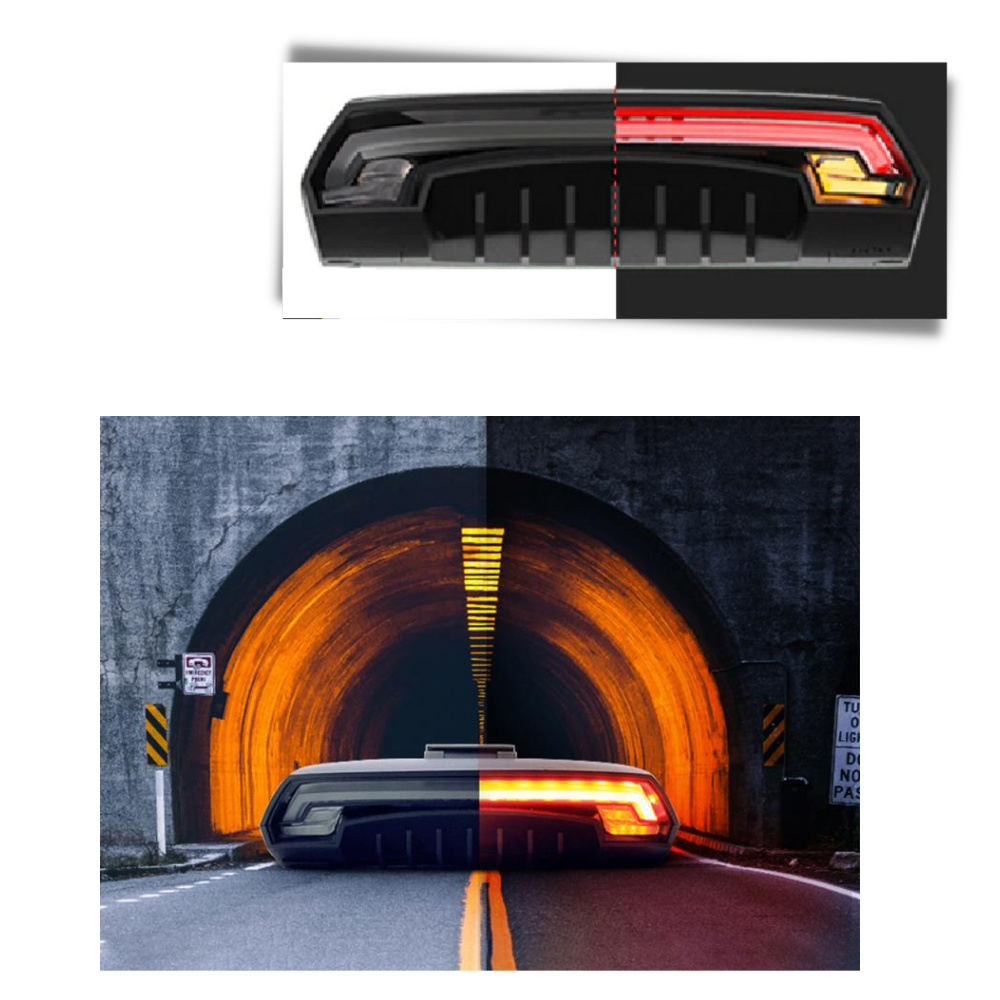 Bicycle Rear Light with Turn Signals