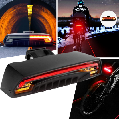 Bicycle Rear Light with Turn Signals