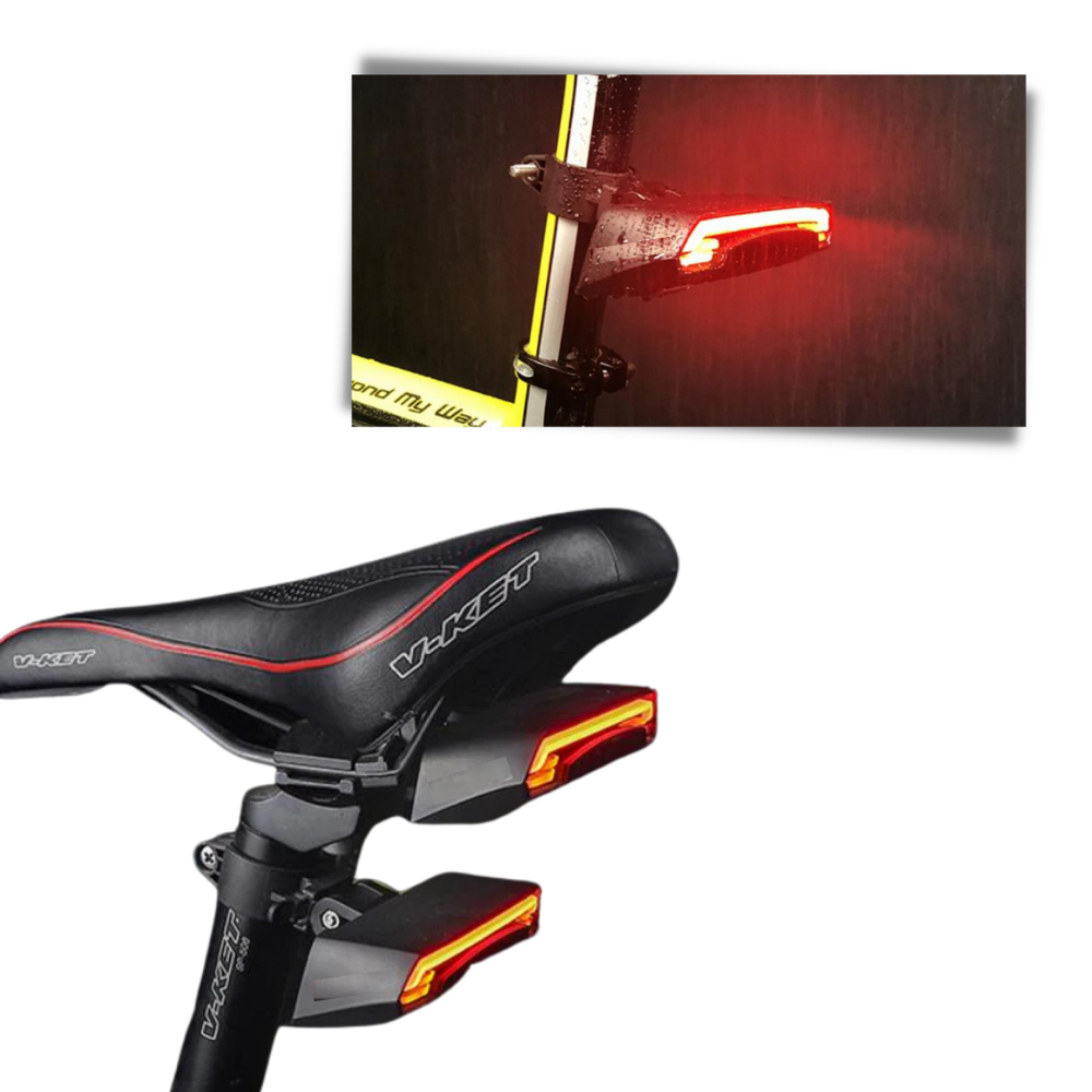Bicycle Rear Light with Turn Signals
