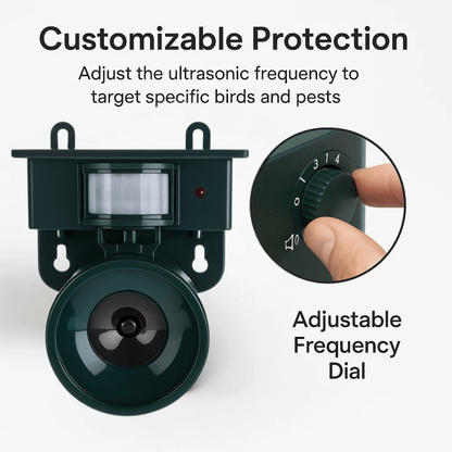 Skanto | Motion-Activated Bird Repeller for Balcony and Garden
