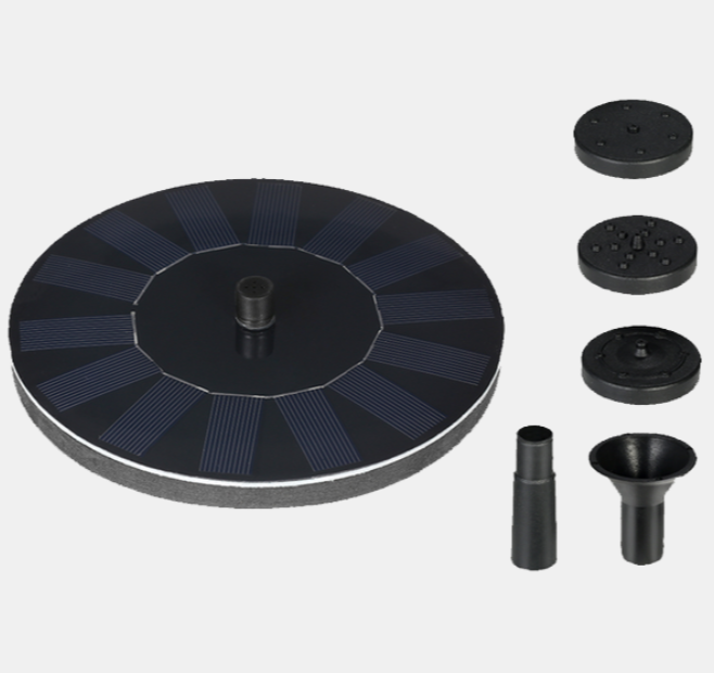 Flowbee – Elegant Solar Fountain for Garden Birds Bowlift