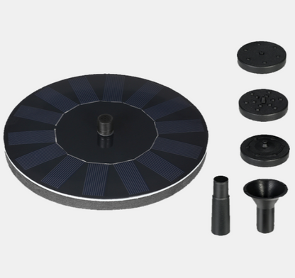 Flowbee – Elegant Solar Fountain for Garden Birds Bowlift