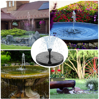 Flowbee – Elegant Solar Fountain for Garden Birds Bowlift