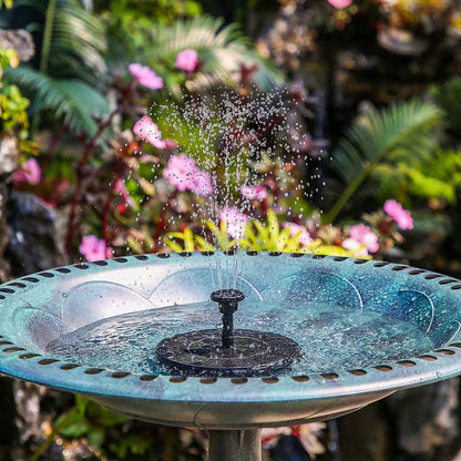 Flowbee – Elegant Solar Fountain for Garden Birds Bowlift