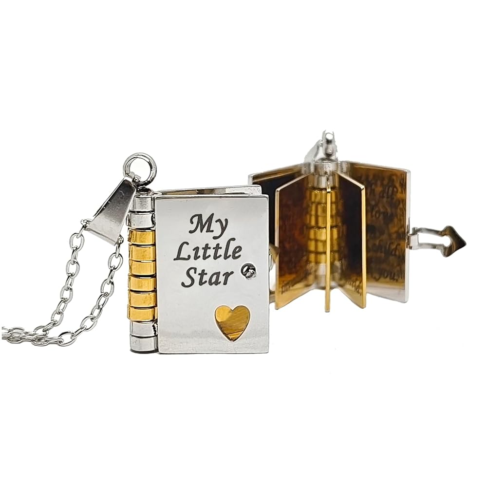 BowLift | Personalized book necklace as a memento of love and connection